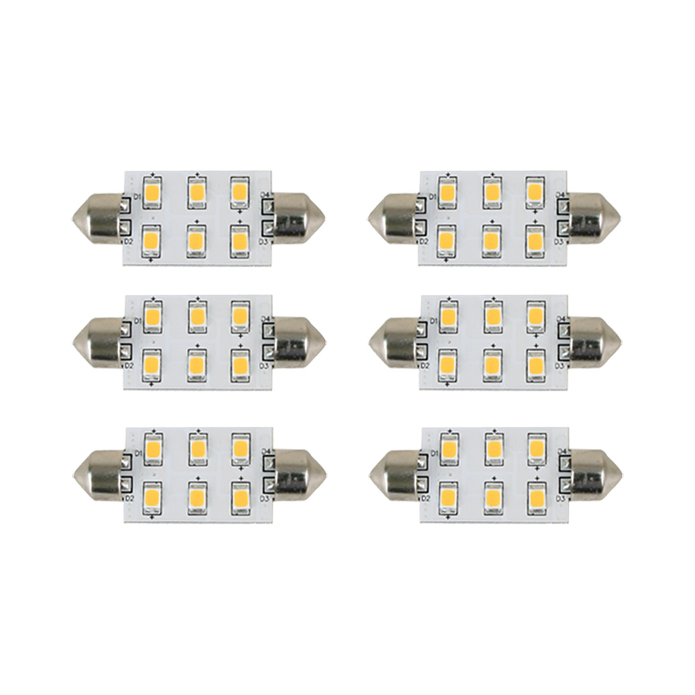 Image 1: Scandvik 41162 Bulb Warm White *6-Pack