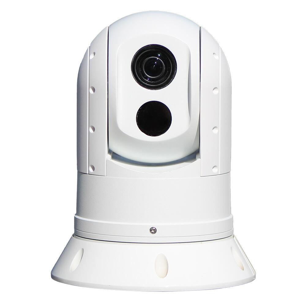 Image 1: Iris A395 Dual Payload 640x512 Thermal + 1080P (10x Zoom) Visible Spectrum IP PTZ Camera