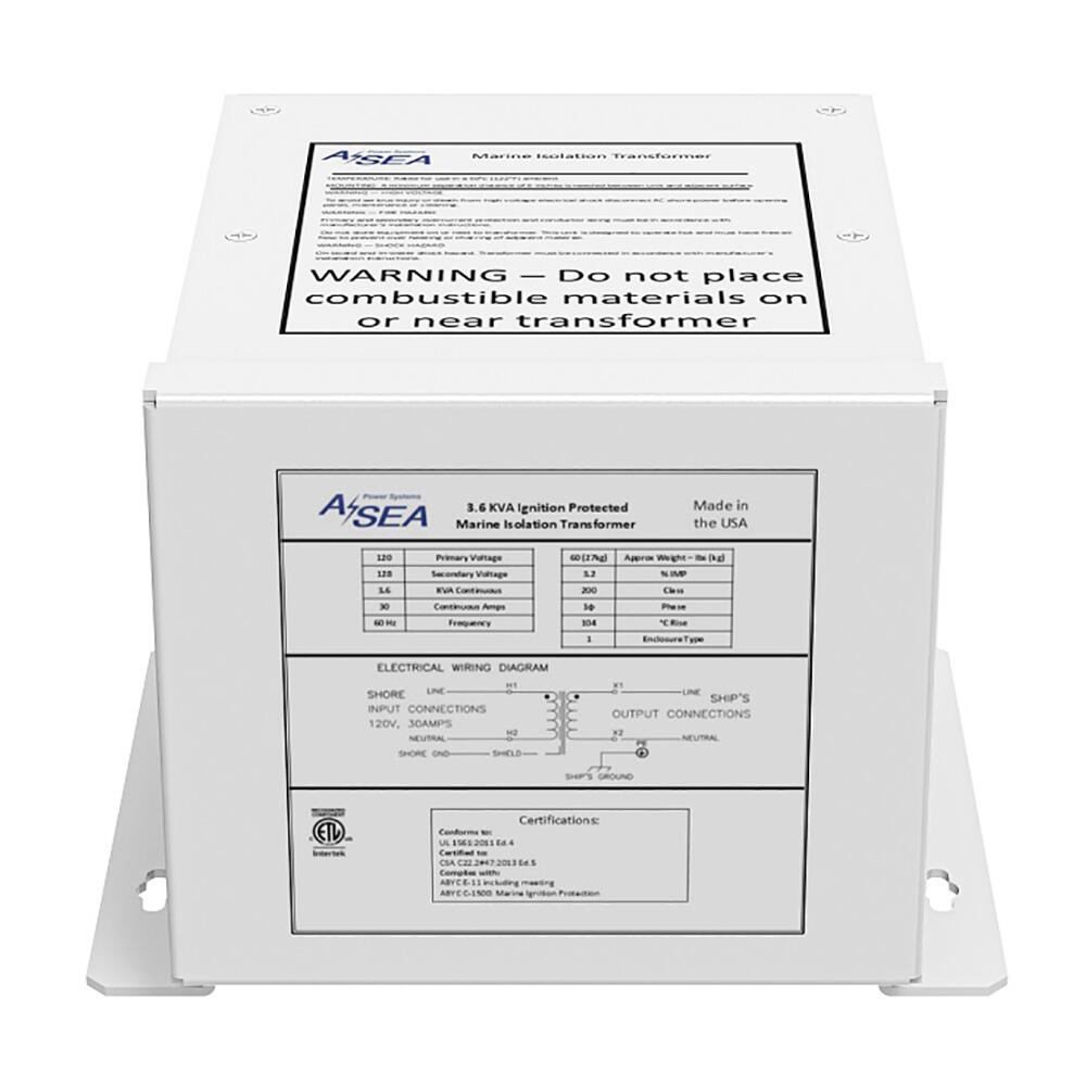 Image 1: ASEA Power Systems 3.6 kVA Isolation Transformer