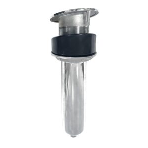 Image 1: Tigress 10.5" 15-Degree Swivel Rod Holder - Screwless - Stainless Steel