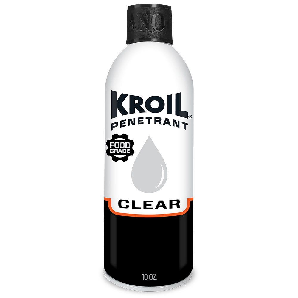 Image 1: Kroil Clear Food Grade Penetrating Oil - Aerosol - 10oz Can