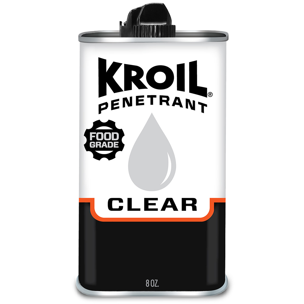 Image 1: Kroil Clear Food Grade Penetrating Oil - Drip - 8oz Can