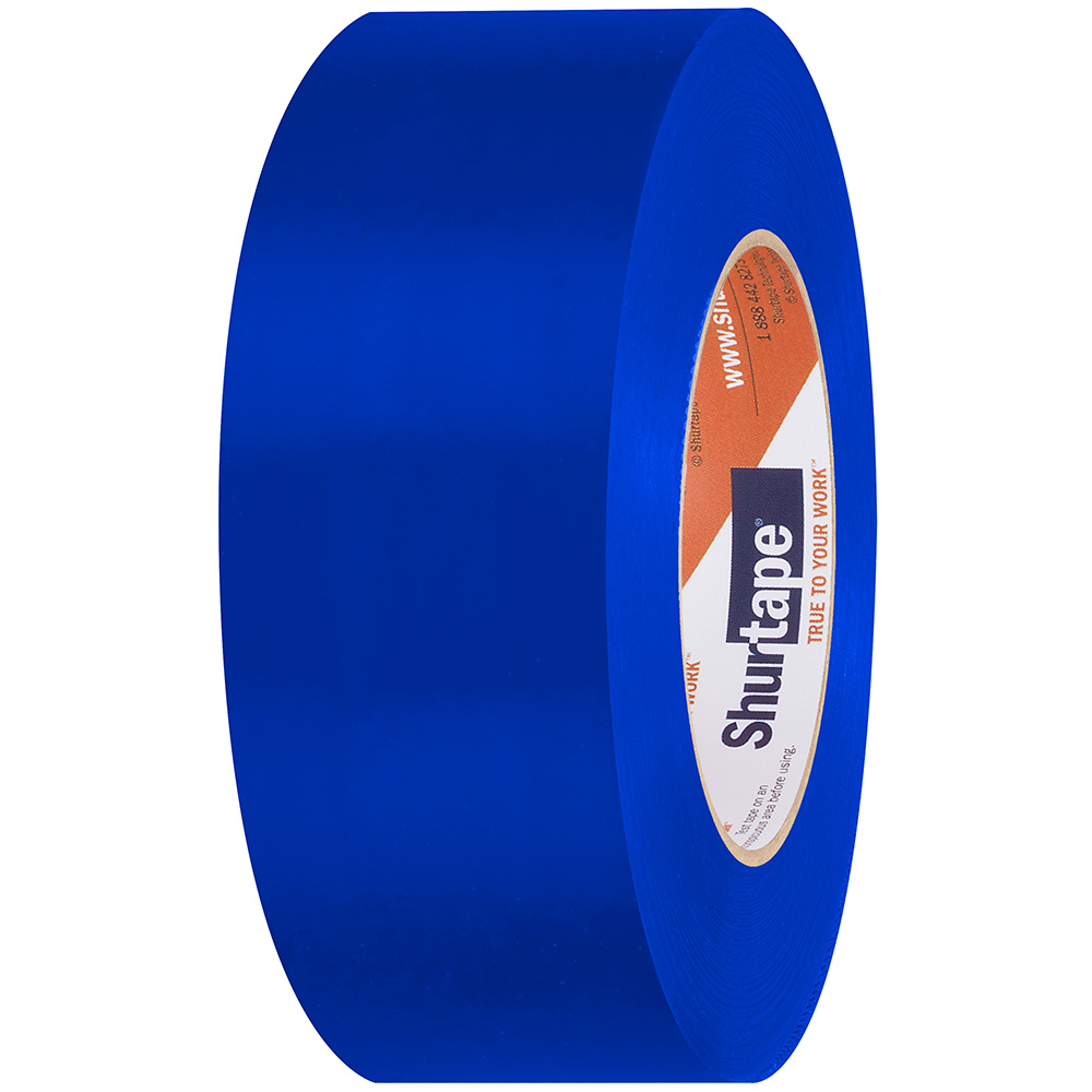 Image 1: Shurtape UV-Resistant Marine Heat Shrink Tape - 48MM x 55M Roll - Straight Edge Blue