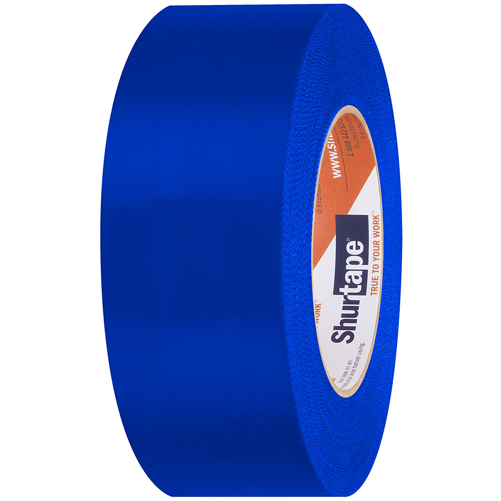 Image 1: Shurtape UV-Resistant Marine Heat Shrink Tape - 48MM x 55M Roll - Serrated Edge Blue