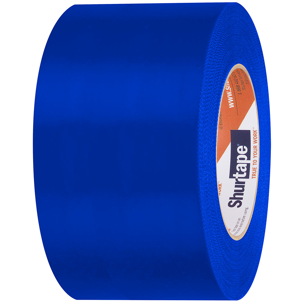 Image 1: Shurtape UV-Resistant Marine Heat Shrink Tape - 72MM x 55M Roll - Serrated Edge Blue