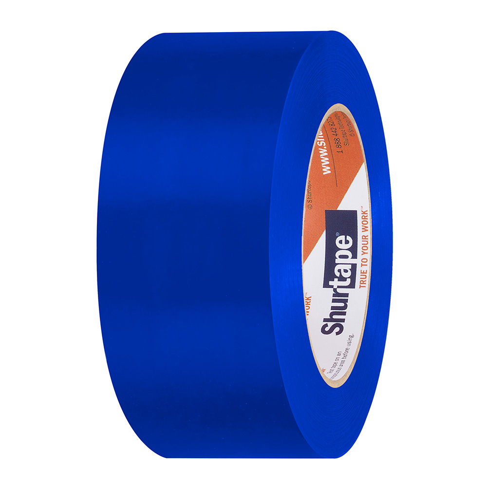 Image 1: Shurtape UV-Resistant Marine Hull Preservation Tape - 48MM - 33M Roll - Straight Edge Blue