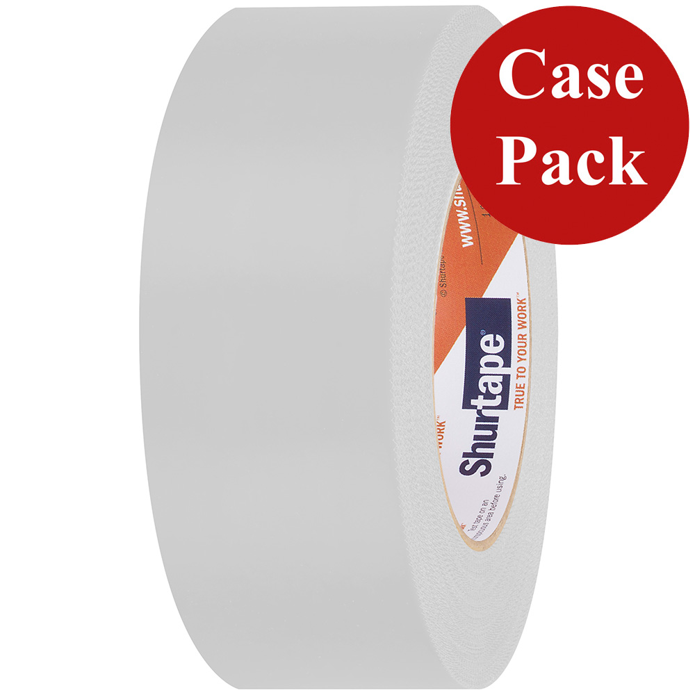 Image 1: Shurtape UV-Resistant Marine Heat Shrink Tape - 48MM x 55M Roll - Serrated Edge White *Case of 24 Rolls*