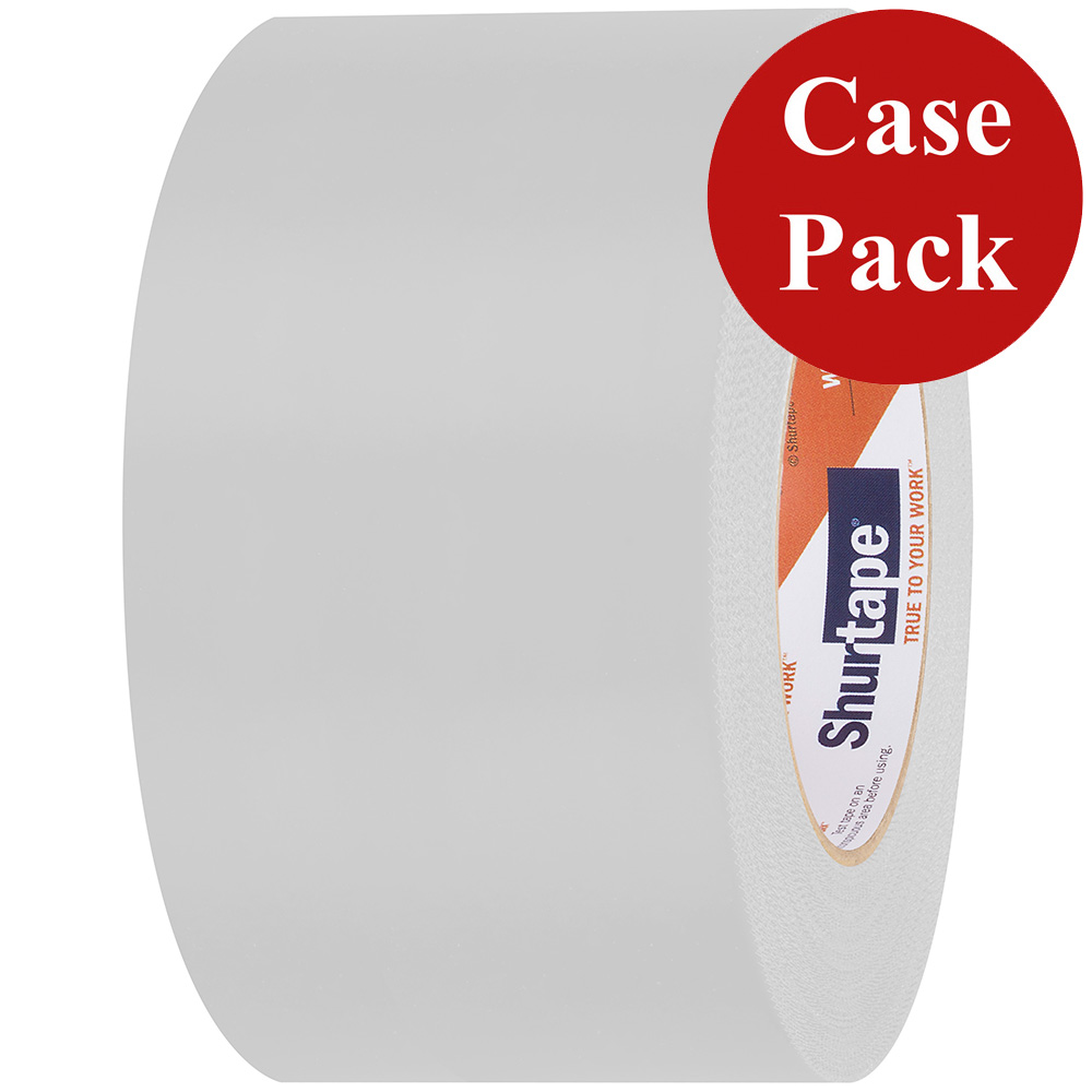 Image 1: Shurtape UV-Resistant Marine Heat Shrink Tape - 72MM x 55M Roll - Serrated Edge White *Case of 16 Rolls*