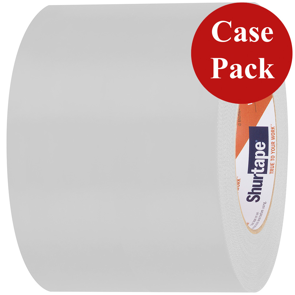 Image 1: Shurtape UV-Resistant Marine Heat Shrink Tape - 96MM x 55M Roll - Serrated Edge White *Case of 12 Rolls*