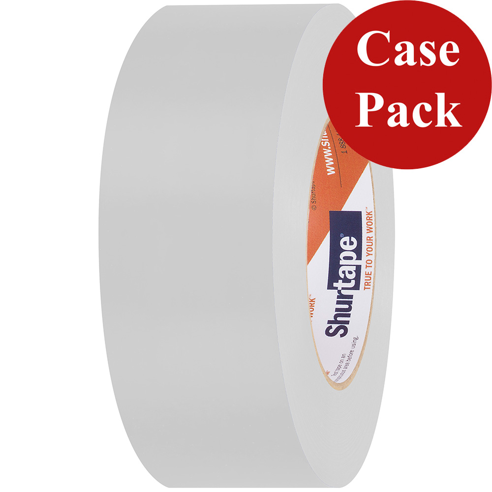 Image 1: Shurtape UV-Resistant Marine Heat Shrink Tape - 48MM x 55M Roll - Straight Edge White *Case of 24 Rolls*