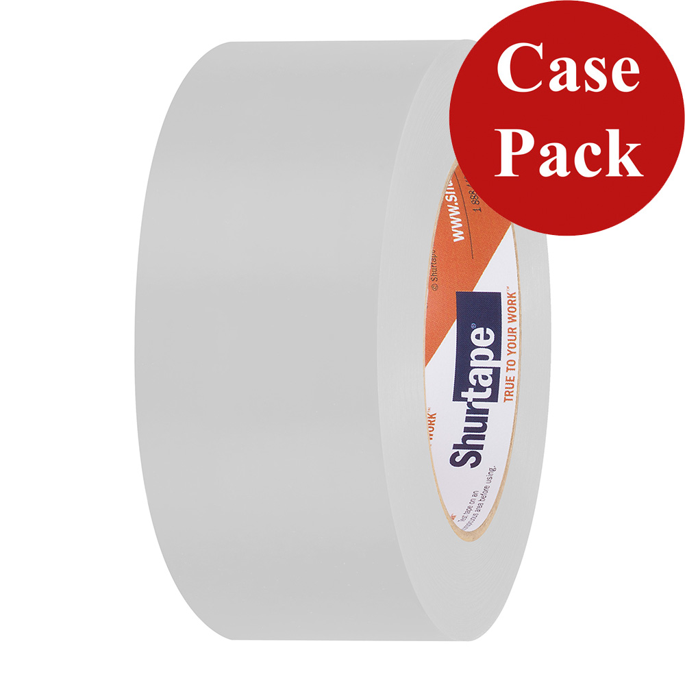 Image 1: Shurtape UV-Resistant Marine Hull Preservation Tape - 48MM - 33M Roll - Straight Edge White *Case of 24 Rolls*