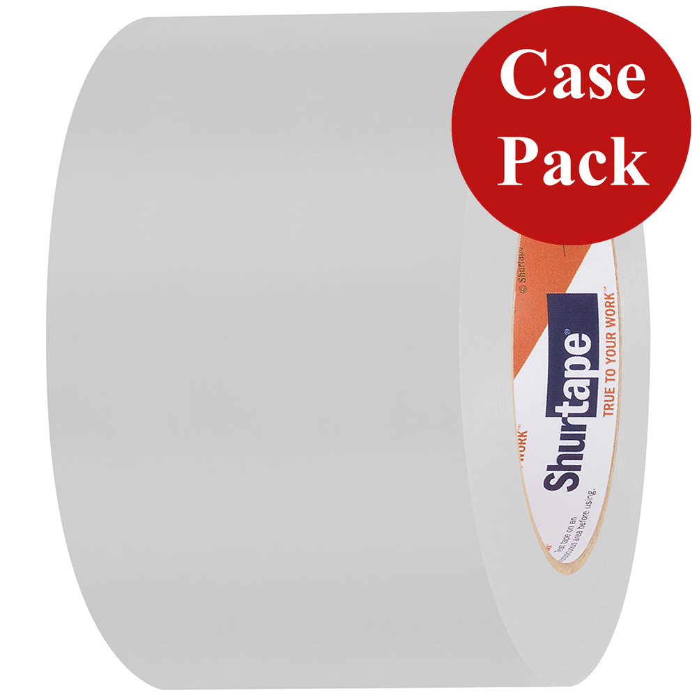 Image 1: Shurtape UV-Resistant Marine Hull Preservation Tape - 72MM - 33M Roll - Straight Edge White *Case of 16 Rolls*