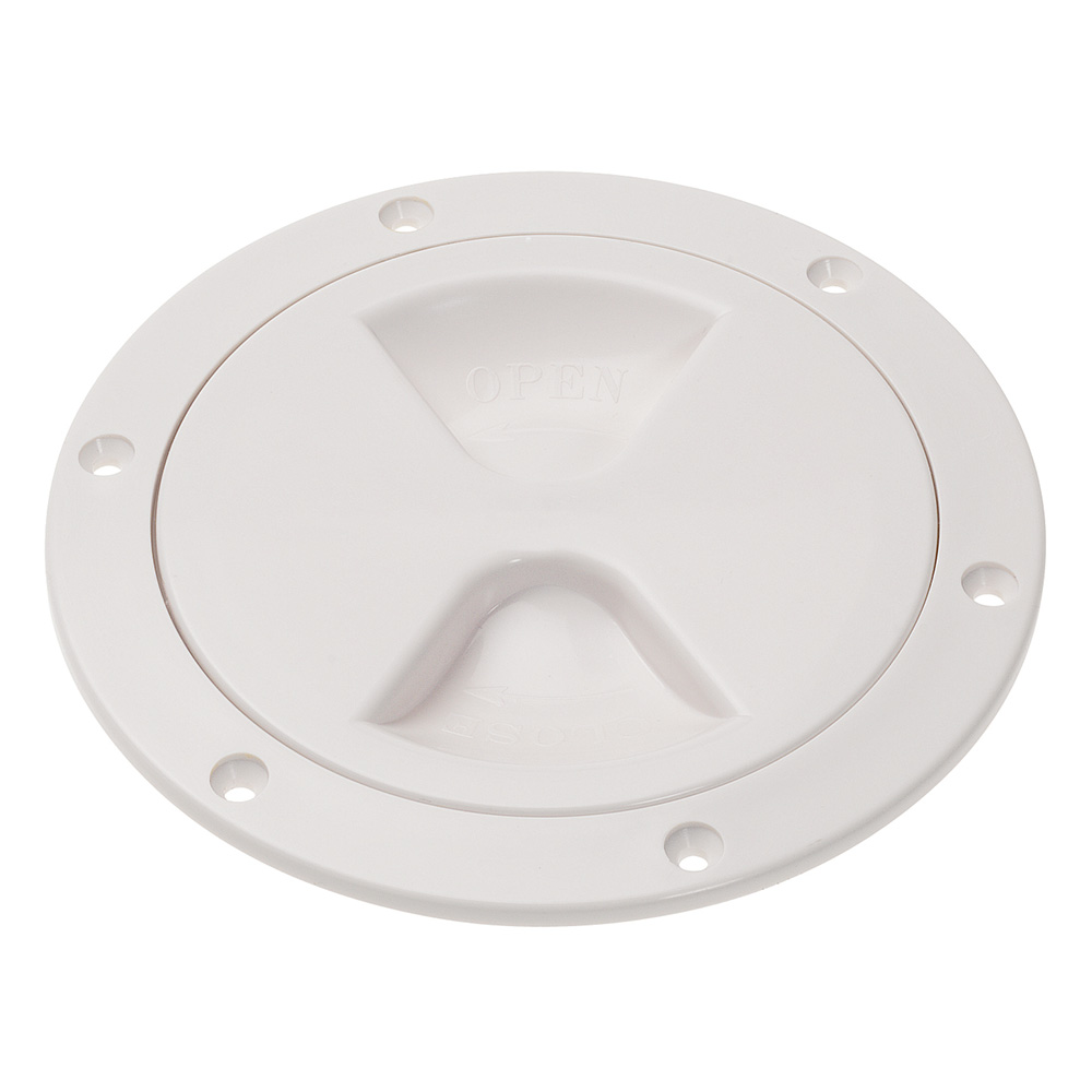 Image 1: Barton Marine Screw Inspection Cover - 6" (103mm) - White