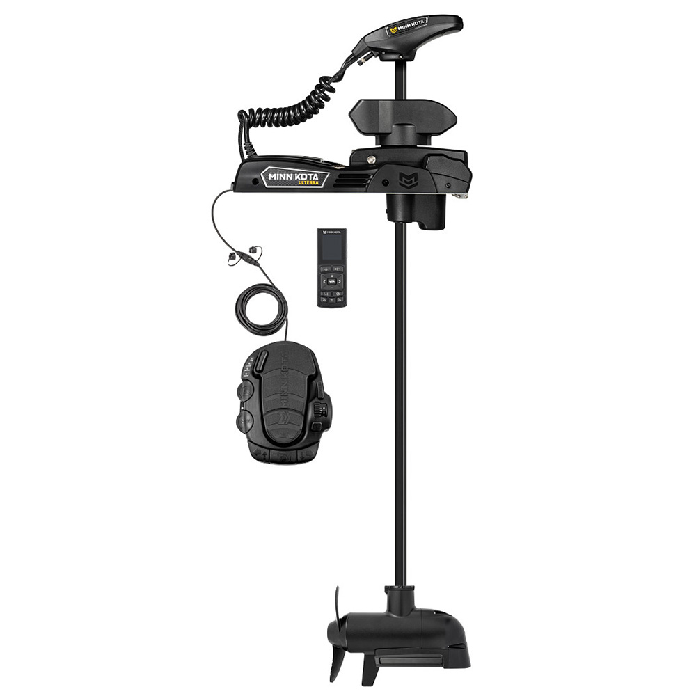 Image 1: Minn Kota Ulterra QUEST™ 90/115 Trolling Motor w/Wireless Remote - MEGA Down/Side Imaging - 24/36V - 90/115LBS - 60" *Remanufactured