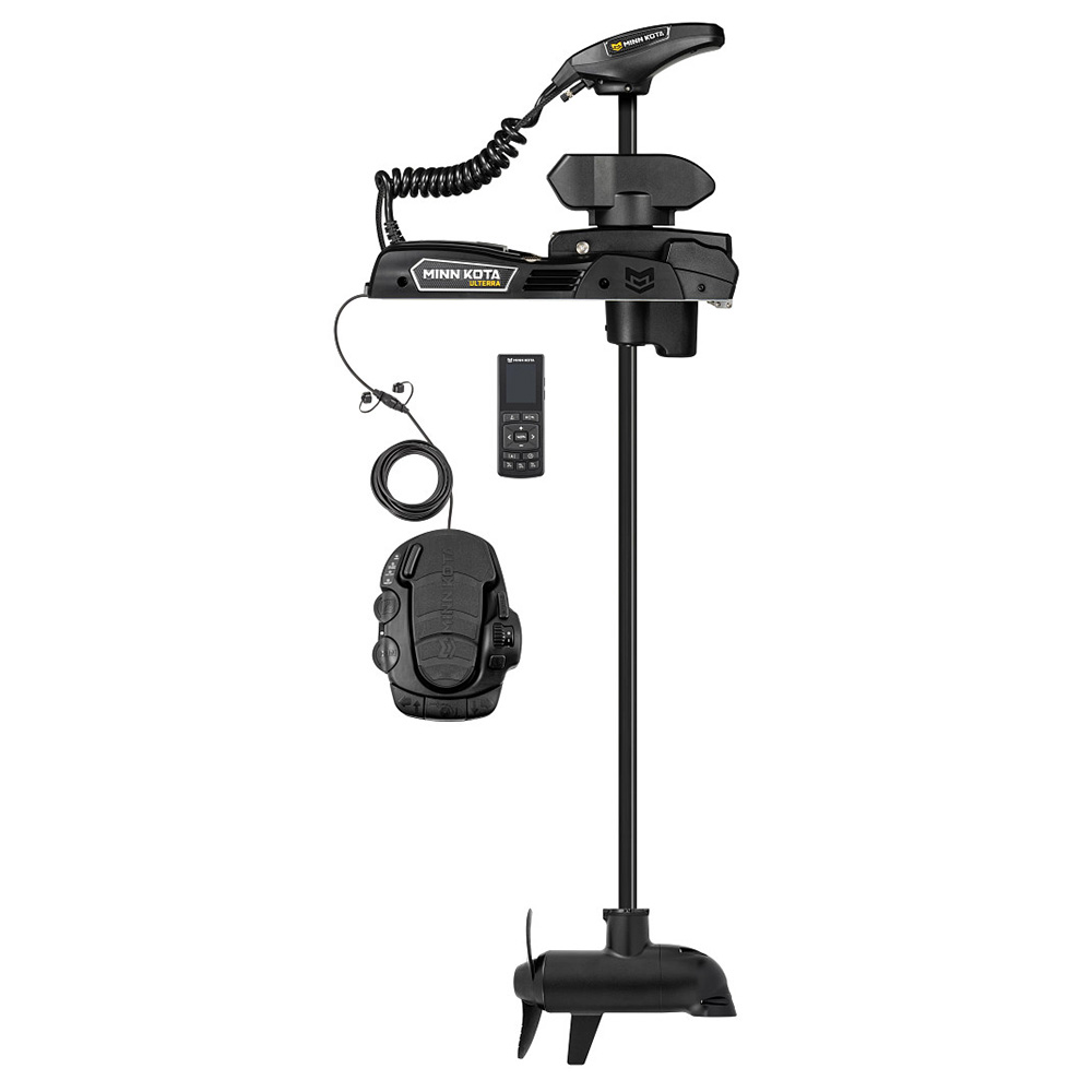 Image 1: Minn Kota Ulterra QUEST™ 90/115 Trolling Motor w/Wireless Remote - Dual Spectrum CHIRP - 24/36V - 90/115LBS - 60" *Remanufactured