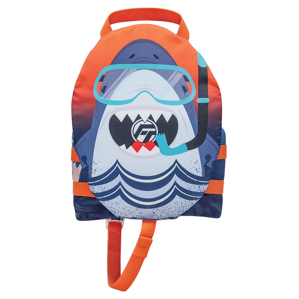 Image 2: Full Throttle Child Water Buddies Life Vest - Shark - 30-50lbs Type III