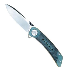Image 1: Toadfish EDC Pocket Knife - 3.15” Blade Length & 7.4” Overall Length