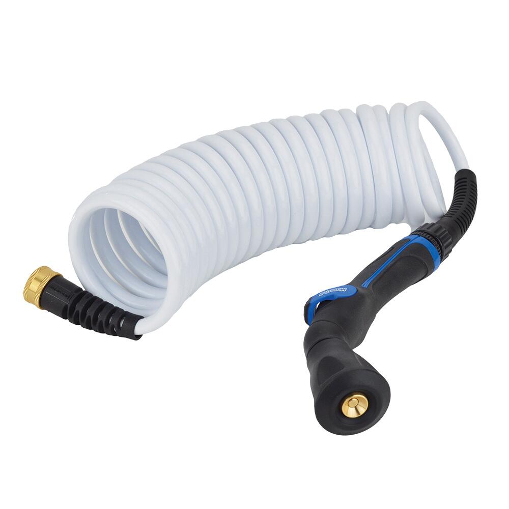 Image 1: HoseCoil Skipper Spray System w/20' 3/8" Hose - White