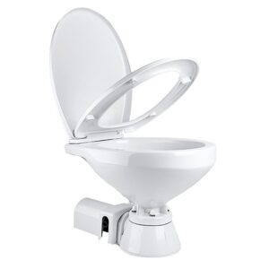 Image 1: Commodore Electric Marine Toilet - Rear Macerator - Regular Size