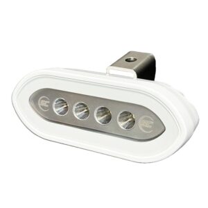 Image 1: Shadow-Caster Bracket Mount Spreader Light - White Housing - White