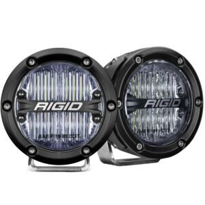 Image 1: RIGID Industries 360-Series 4" LED SAE Fog Beam - White - Set of 2