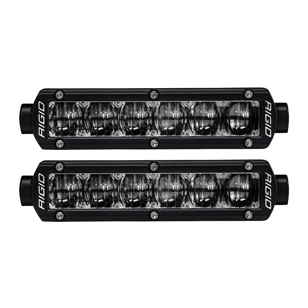 Image 1: RIGID Industries SR-Series 6" SAE Fog Light - Compliant Pair