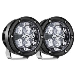 Image 1: RIGID Industries 360-Series RGBW 4" Offroad Spot Beam w/RGBW Backlight Pods - Set of 2