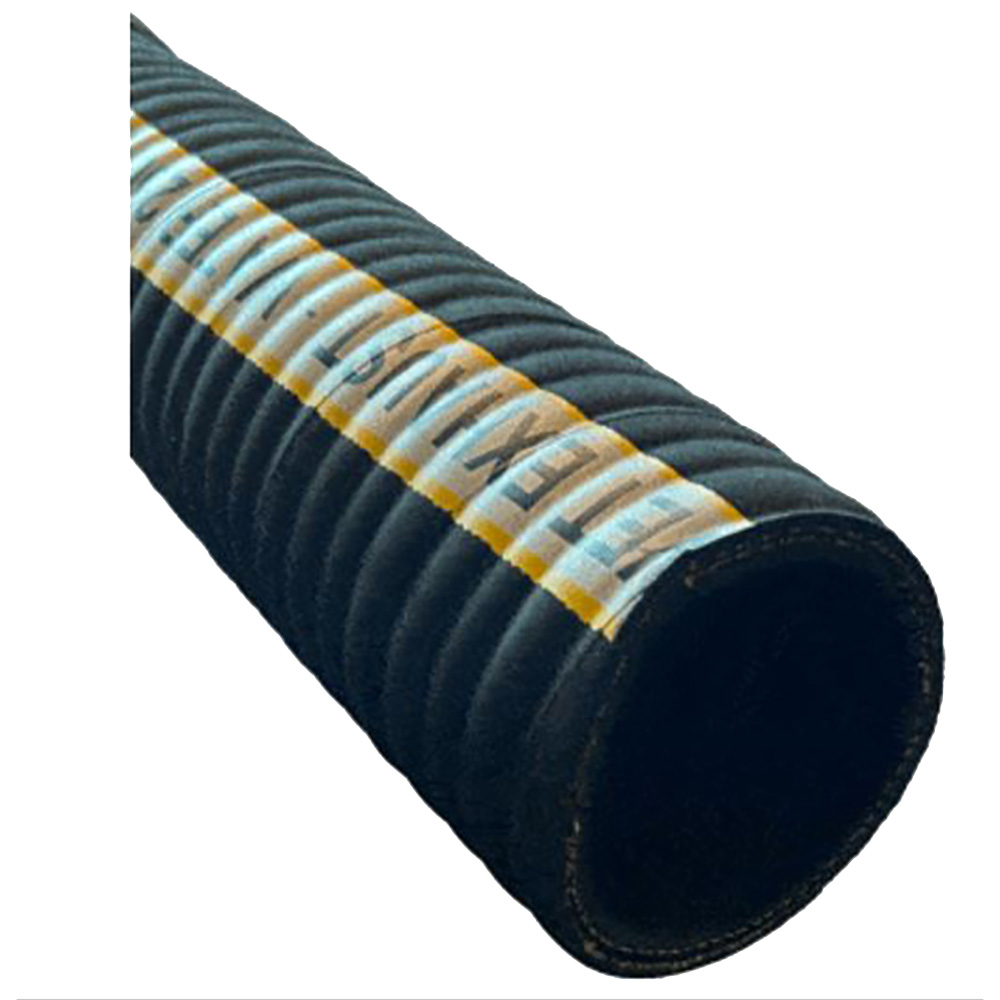 Image 1: Trident Marine 2" x 50' Extra-Flex Corrugated Marine Wet Exhaust Hose