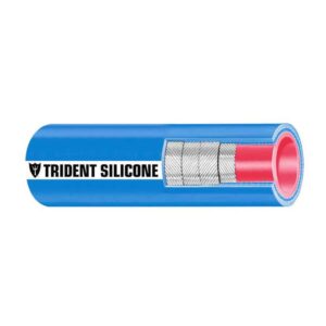 Image 1: Trident Marine 3" x 36" Blue Silicone Wet Exhaust Hose