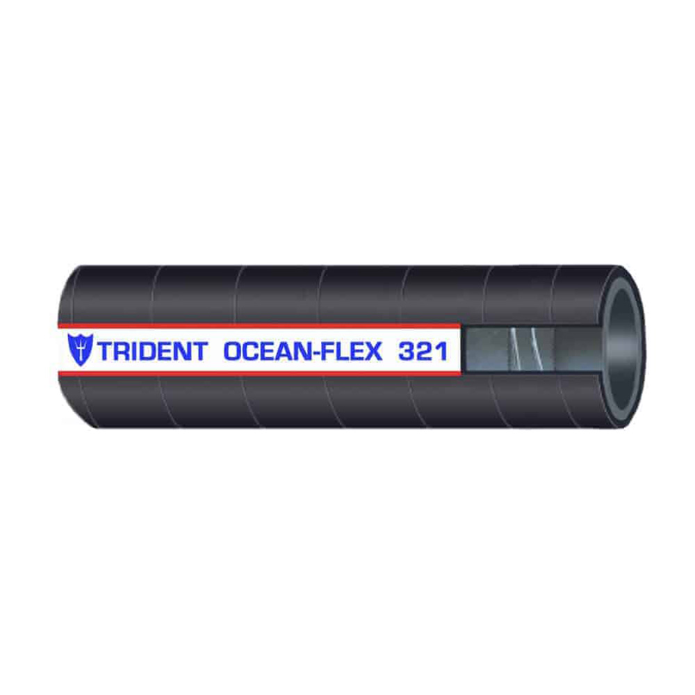 Image 1: Trident Marine 1-1/2" x 12.5' Ocean-Flex Multipurpose Hose