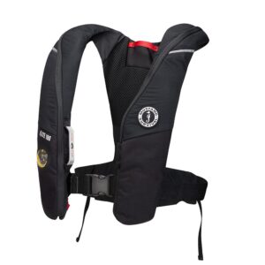 Image 1: Mustang Elite 190 Offshore Inflatable PFD - Black