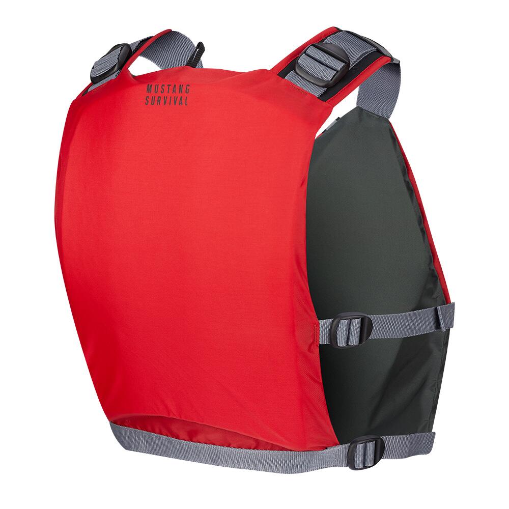 Image 3: Mustang APF Foam Vest - Universal - Red/Grey