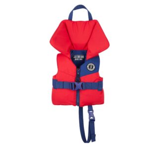 Image 1: Mustang Lil' Legends Infant Foam Vest - Red/Navy
