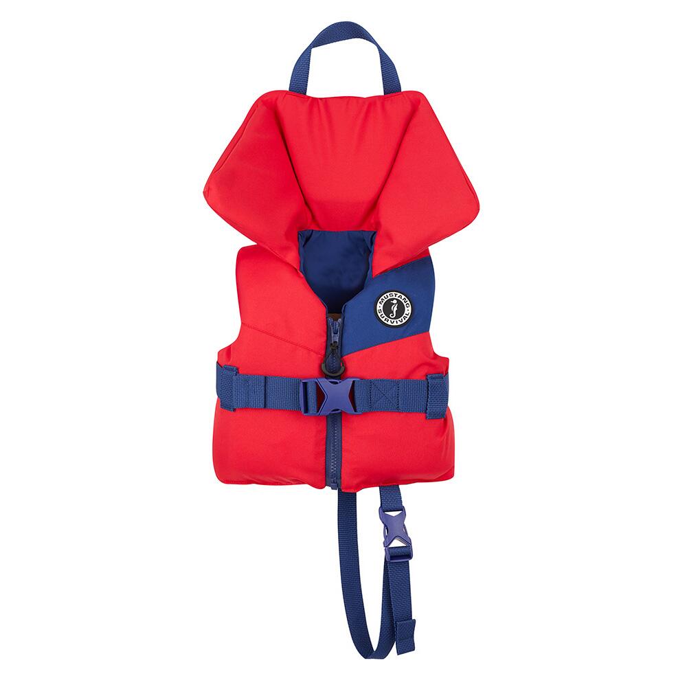 Image 1: Mustang Lil' Legends Child Foam Vest - Red/Navy
