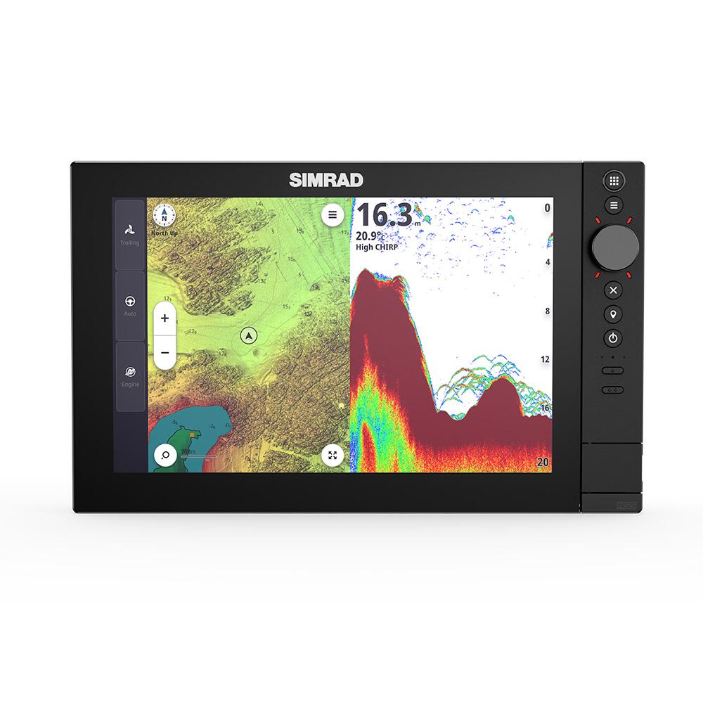 Image 1: Simrad NSS4-12 12" Combo w/U.S. C-MAP