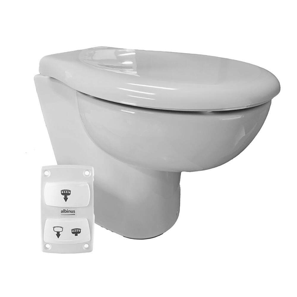 Image 1: Albin Group Ultra Slim Eco Standard 12V Toilet