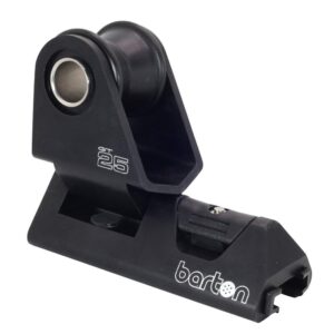 Image 1: Barton 25mm T-Track Genoa Car - Black