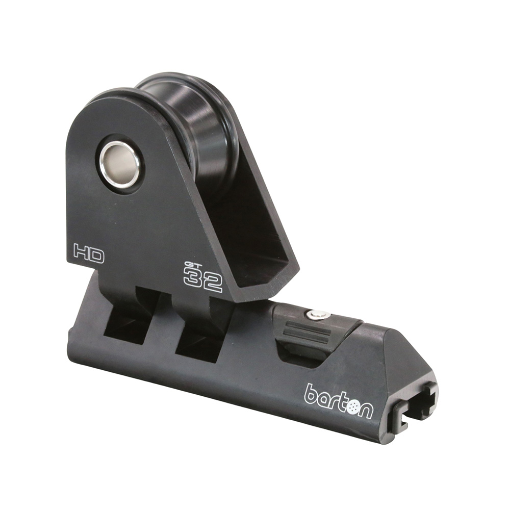 Image 1: Barton 32mm HD Pin Genoa Car Heavy Duty w/Plunger Stop - Black