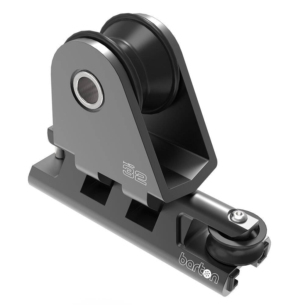 Image 1: Barton 32mm Towable Genoa Car 2:1 Purchase - Heavy Duty - Black