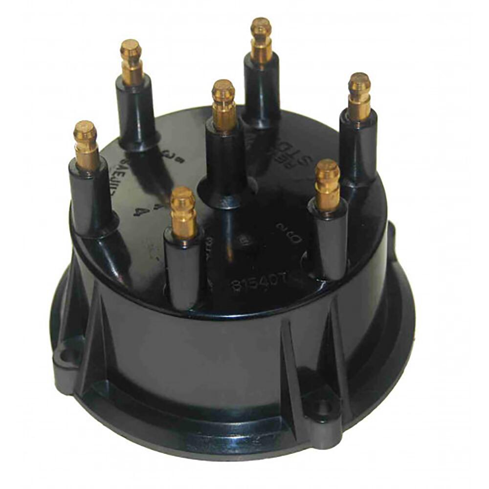 Image 1: Regitar USA Distributor Cap f/GM V6 Engines w/Thunderbolt IV & V HEI Ignitions
