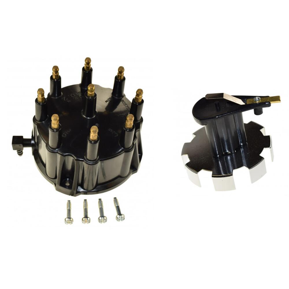 Image 1: Regitar USA Distributor Cap f/GM V-8 Engines w/Thunderbolt IV & V HEI Ignitions