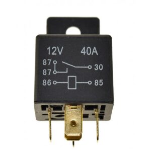 Image 1: Regitar USA Relay w/Tab f/Most Engines: 30AMP, 5 Terminal, Single Pole/Double Throw