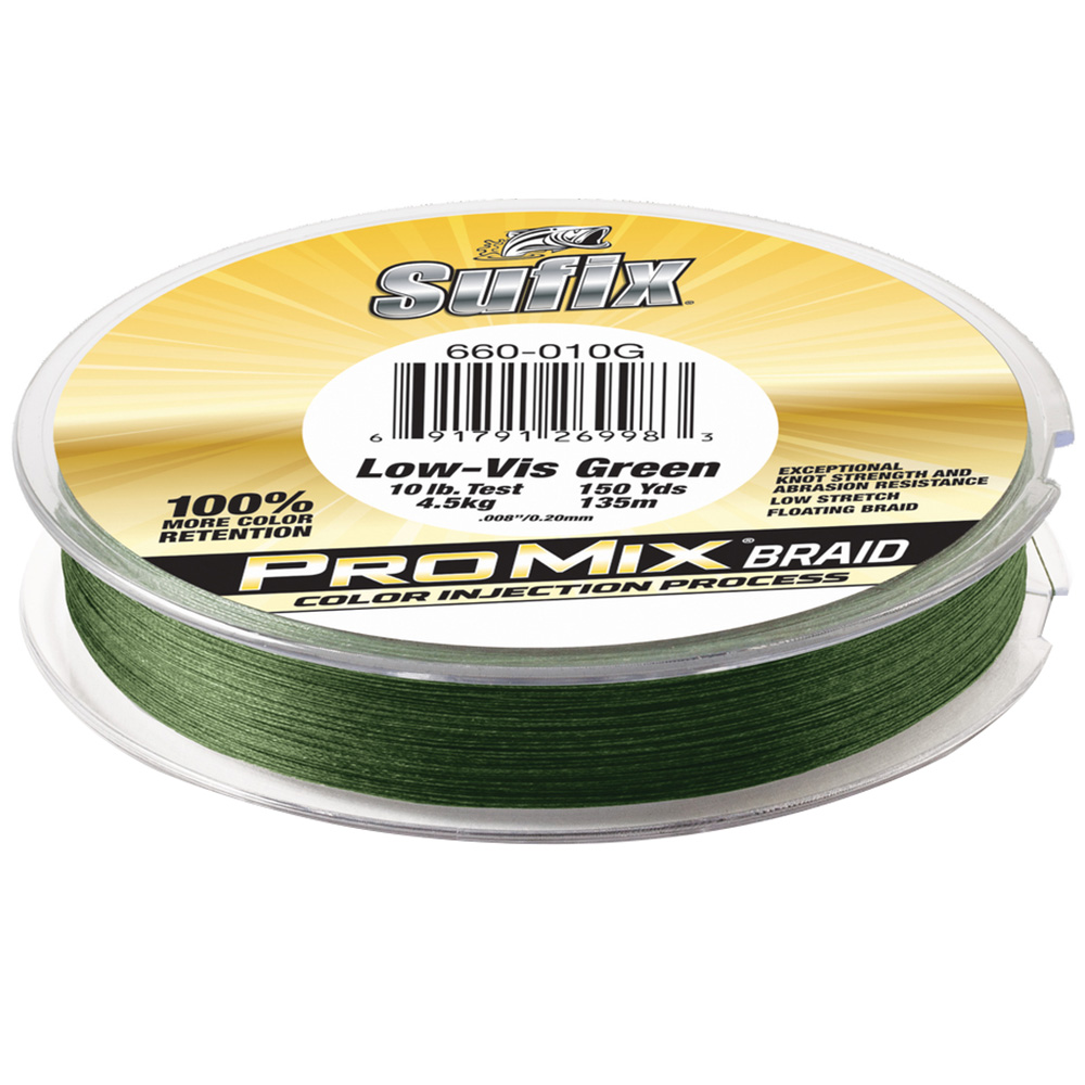 Image 1: Sufix ProMix® Braid 50lbs - Green - 150yds