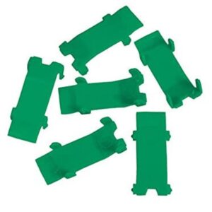 Image 1: Leland Maximum Inflation Replacement Green Clips *6-Pack