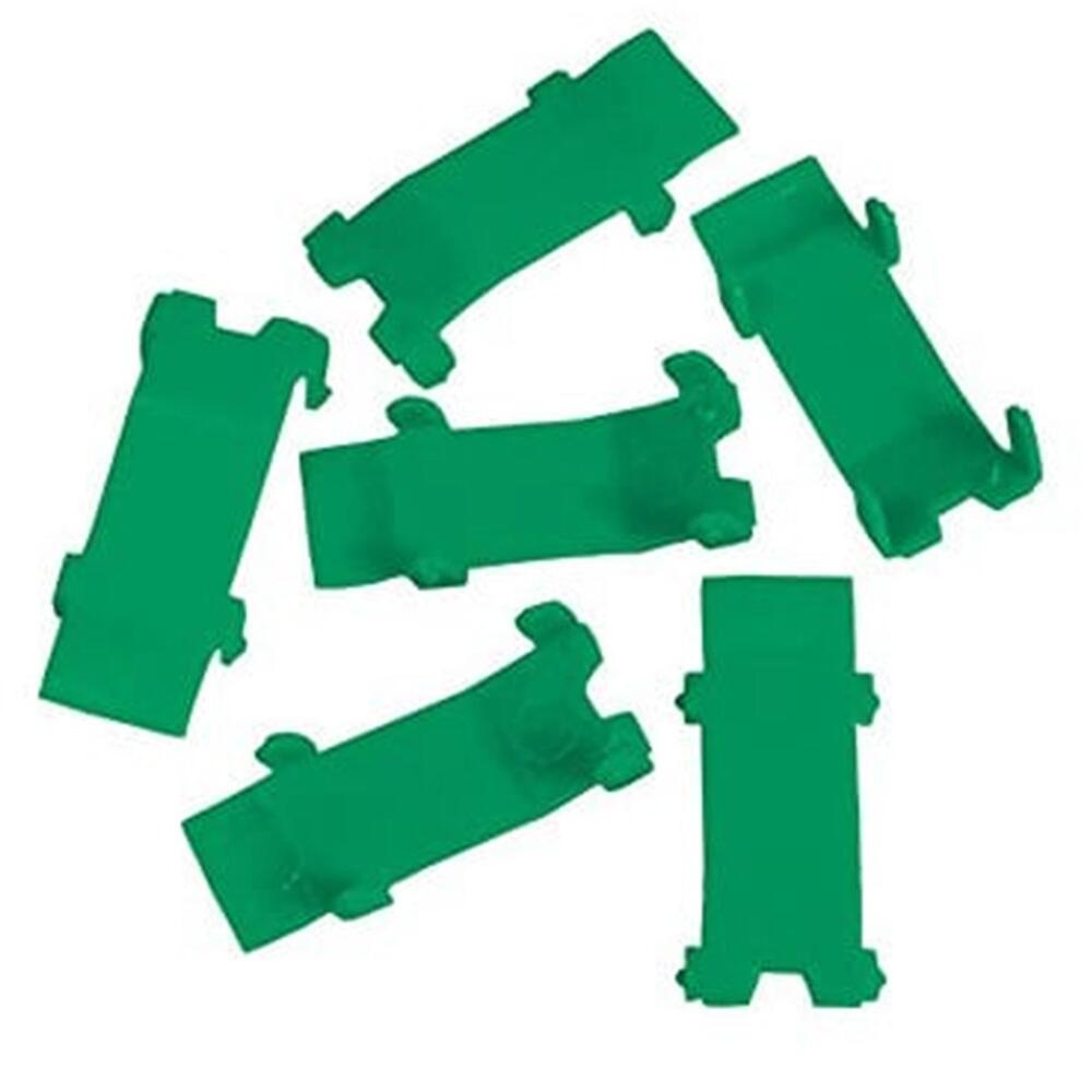 Image 1: Leland Maximum Inflation Replacement Green Clips *6-Pack
