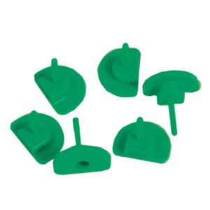 Image 1: Leland Maximum Inflation Replacement Green Pins *6-Pack