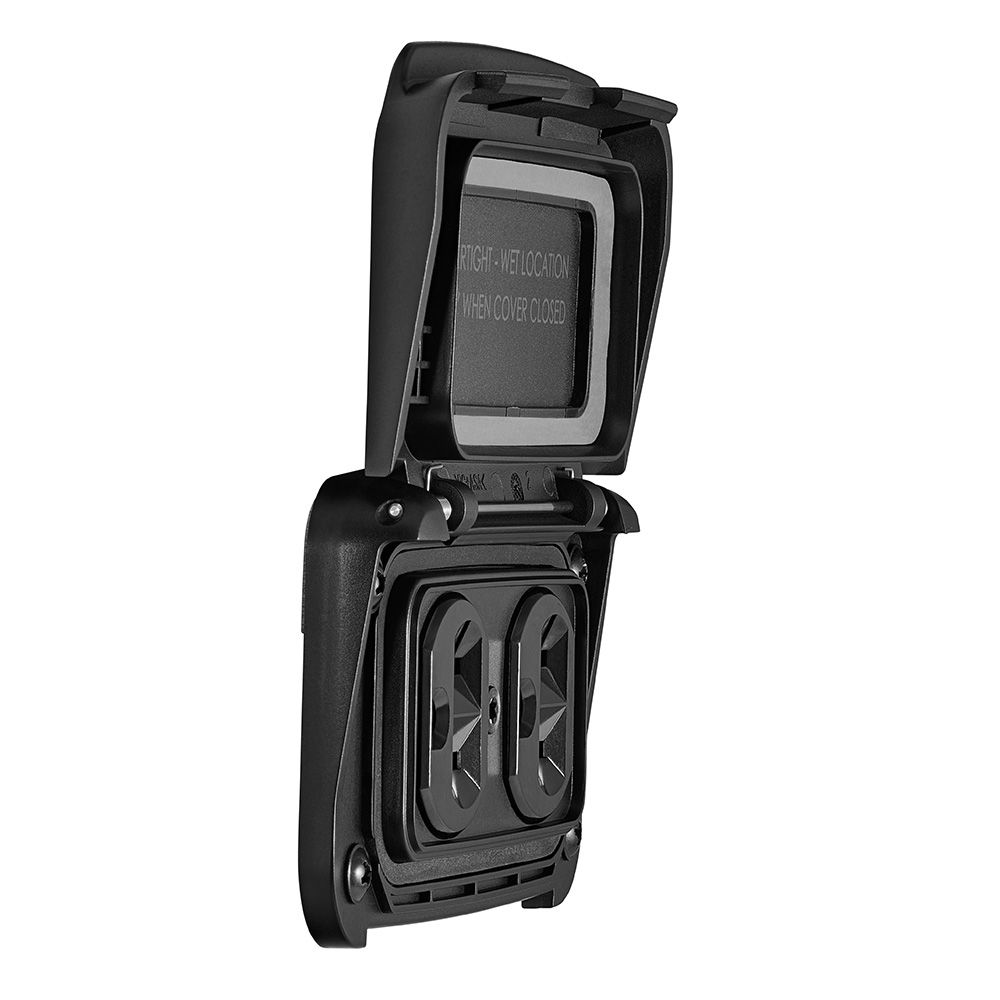 Image 2: Scanstrut Ventura Series Dual AC Outlet - 125V - 20A