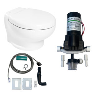 Image 1: Thetford Nano Eco Compact Toilet Raw Water Kit w/Inlet Pump - 24V