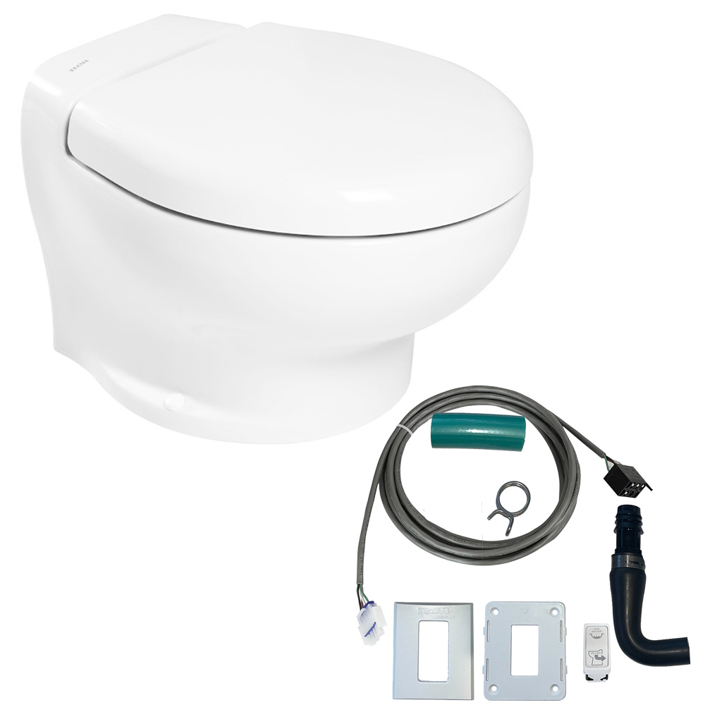 Image 1: Thetford Nano Eco Compact Toilet Raw Water Kit (No Inlet Pump) - 12V