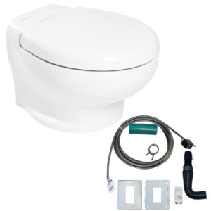 Image 1: Thetford Nano Eco Compact Toilet Raw Water Kit (No Inlet Pump) - 24V